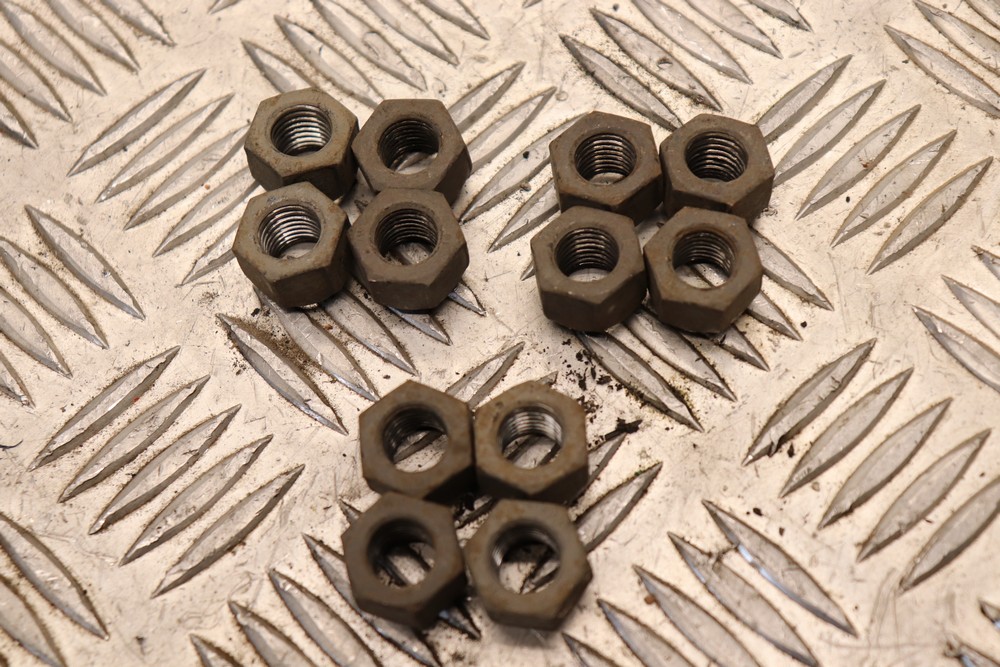 FORD FIESTA MK7 STEEL WHEEL NUTS X12 20092012 EA09J Gala Motors