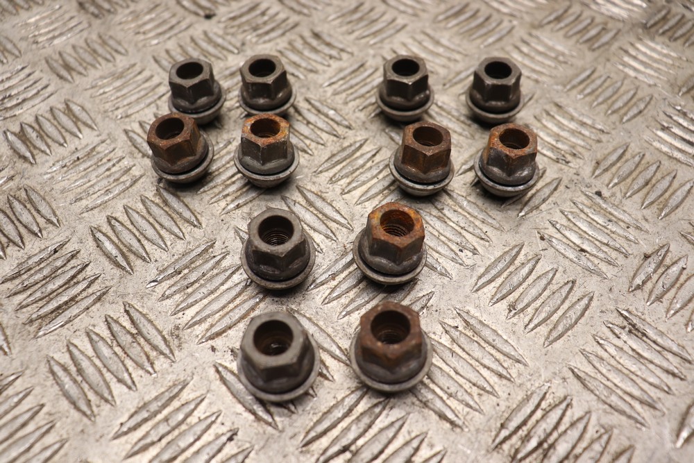 FORD FIESTA MK6 ALLOY WHEEL NUTS X12 (NO CAPS) 20052008 FG07E Gala
