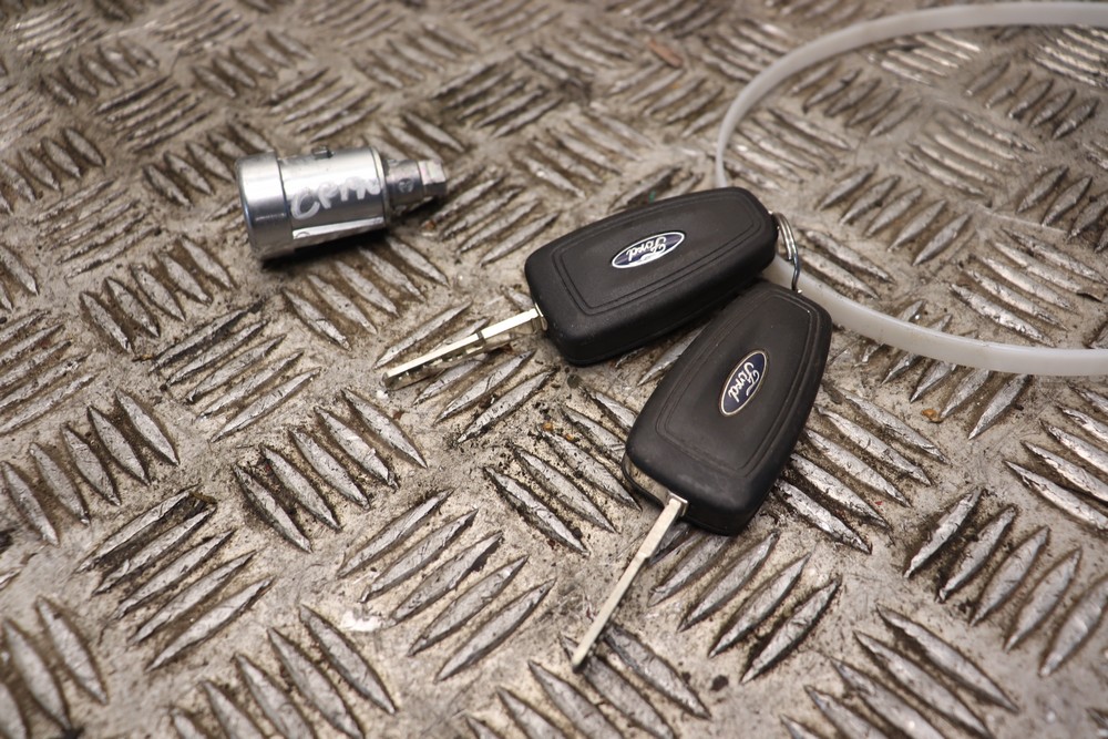 FORD TRANSIT CUSTOM MK8 KEY FOB IGNITION BARREL WITH 2 KEYS 20182022