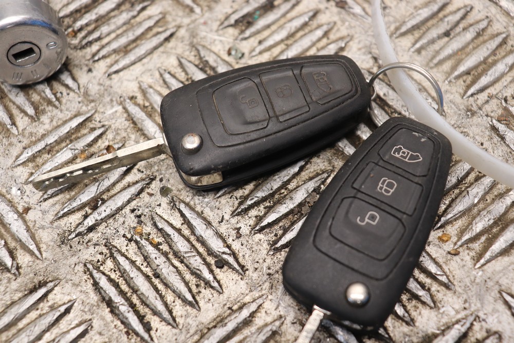 FORD TRANSIT CUSTOM MK8 KEY FOB IGNITION BARREL WITH 2 KEYS 20182022