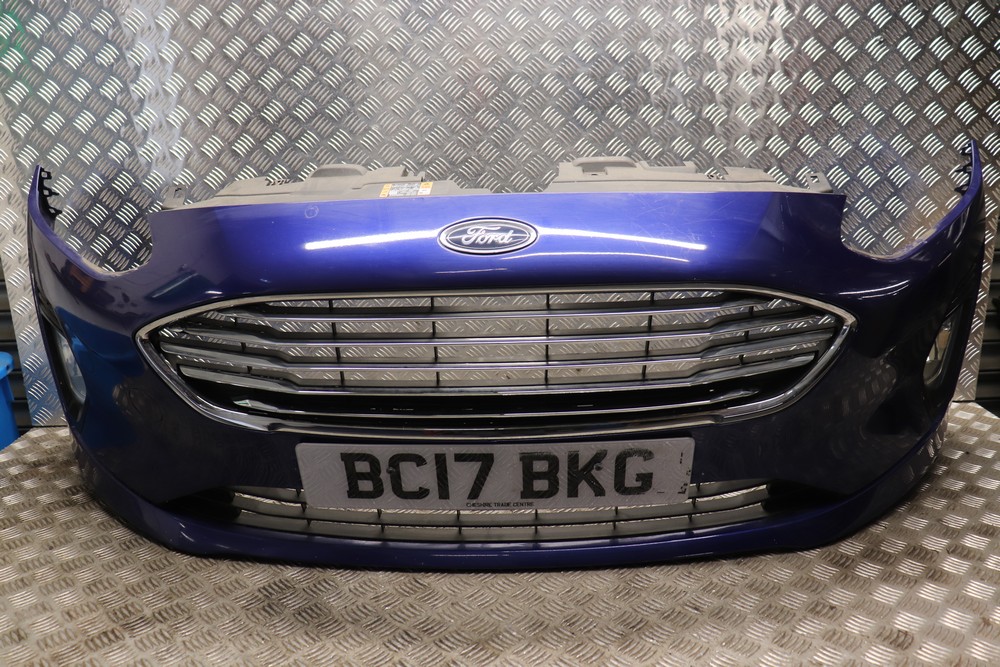 FORD FIESTA MK8 FRONT BUMPER IN DEEP IMPACT BLUE (SEE PHOTOS) 20172021
