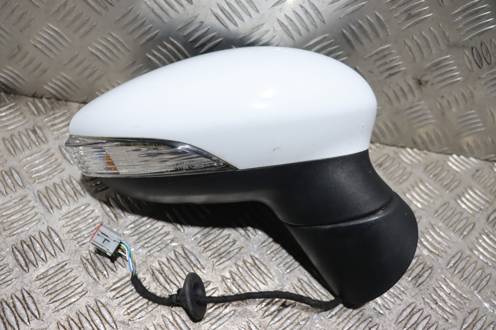 FORD FIESTA MK7 OS WING MIRROR POWER FOLD IN FROZEN WHITE 20132017
