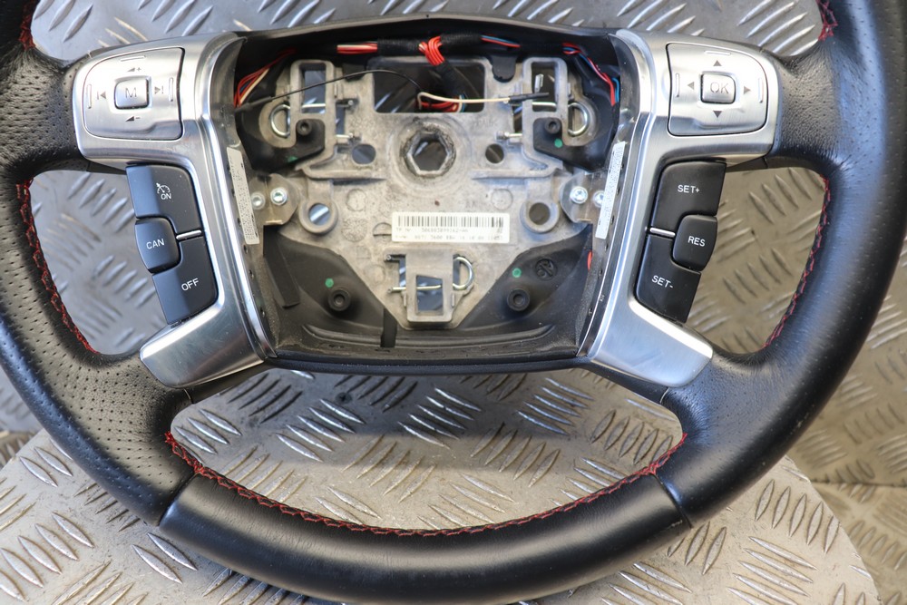 FORD GALAXY MK3 SMAX MONDEO MK4 STEERING WHEEL WITH CRUISE (WORN) 2007