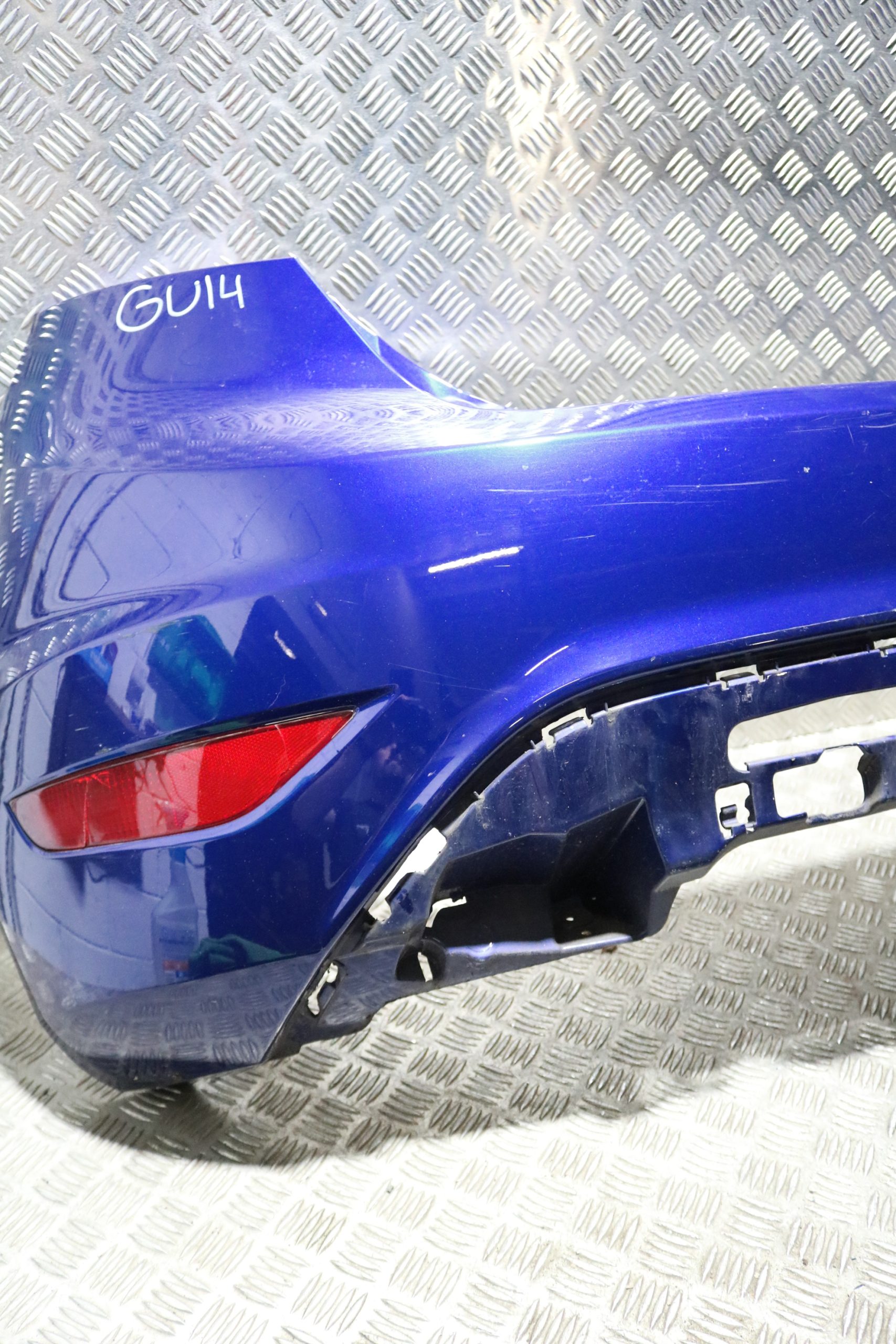 FORD FIESTA MK7 REAR BUMPER IN DEEP IMPACT BLUE (SEE PHOTOS) 201317