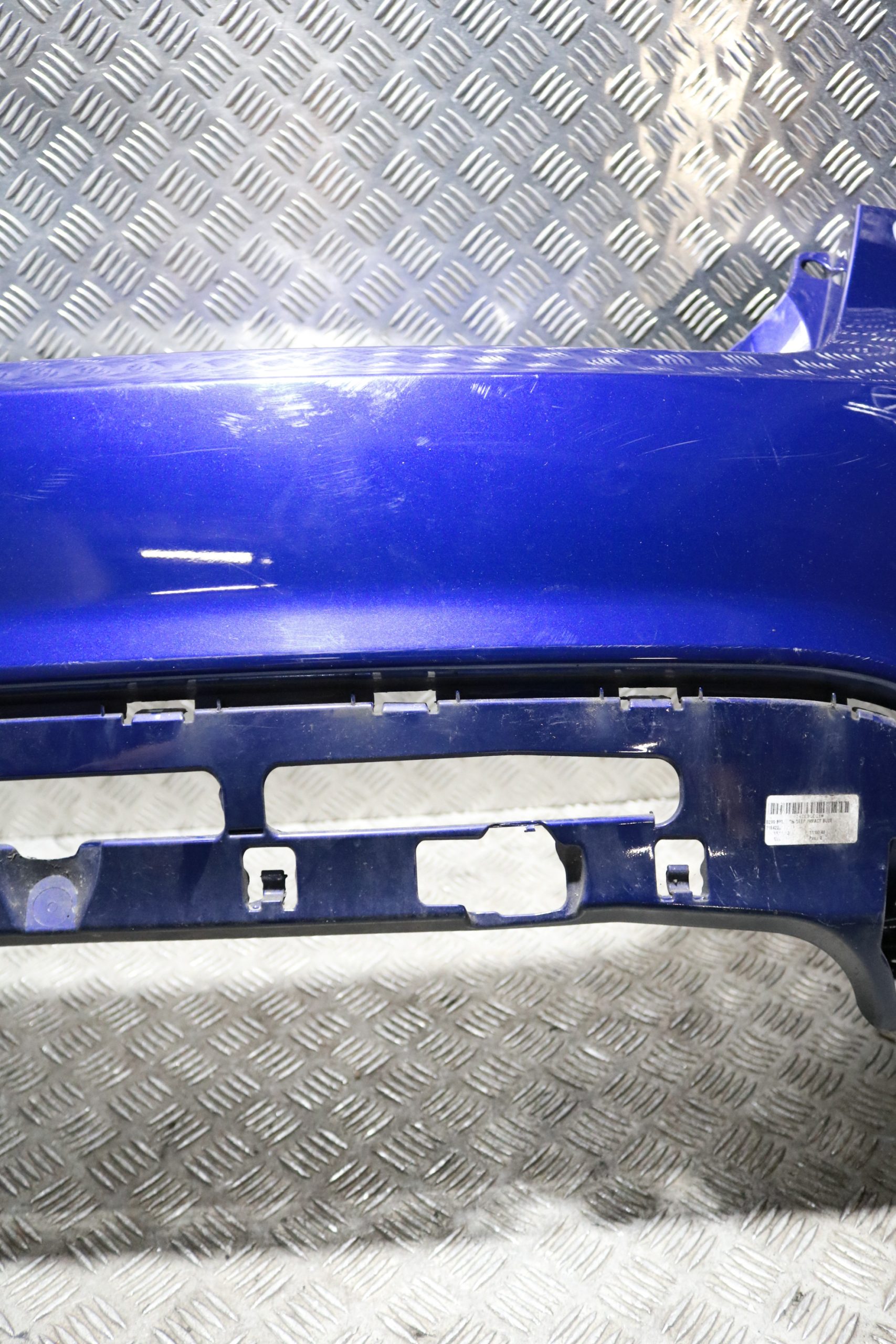 FORD FIESTA MK7 REAR BUMPER IN DEEP IMPACT BLUE (SEE PHOTOS) 201317