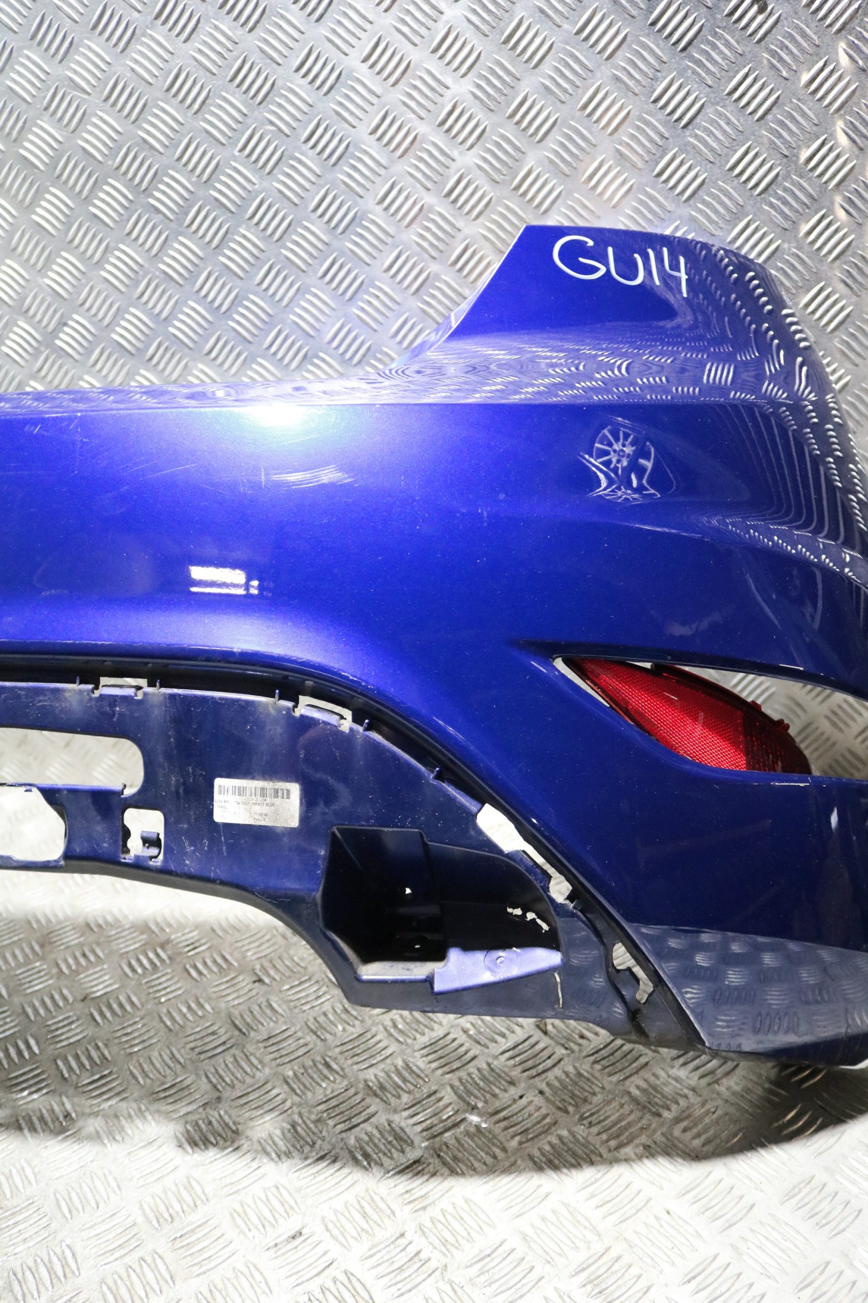FORD FIESTA MK7 REAR BUMPER IN DEEP IMPACT BLUE (SEE PHOTOS) 201317